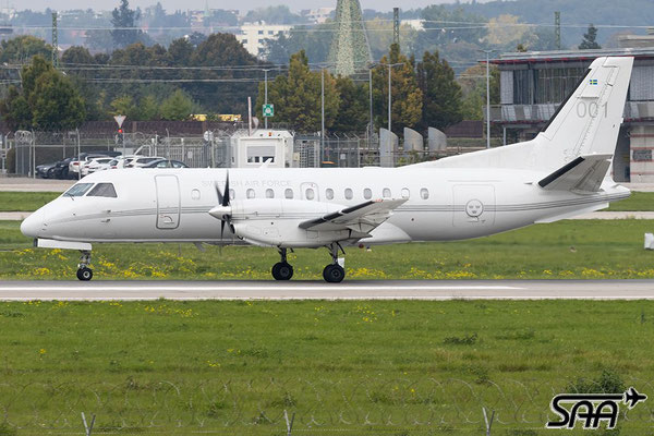 100001, Saab 340, Swedish Air Force, 30.09.2025, Lutz Lehmann