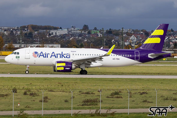 HZ-FBH, Airbus A320-251N, Air Anka (Flyadeal), 26.10.2025, Lutz Lehmann