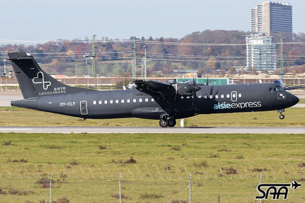 OY-CLY, ATR72-500, Air Alsie, 05.11.2025, Lutz Lehmann