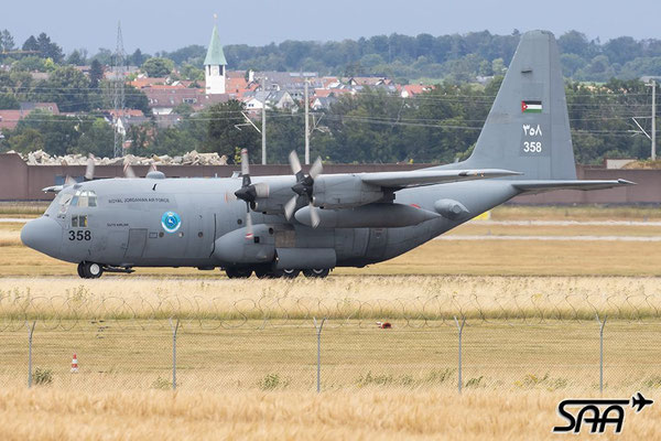358, Lockheed C-130H, Royal Jordanian Air Force, 07.07.2025, Lutz Lehmann