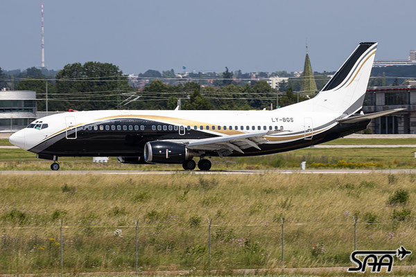 LY-BGS, Boeing 737-3L9, KlasJet, 28.06.2024, Lutz Lehmann