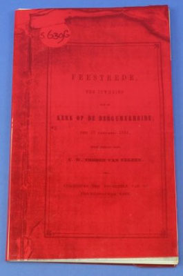 2. Feestrede, 1851 (zie 1). Object T2011-VIII-06-02 (collectie en foto Observeum).
