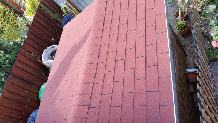 Mooi shingles dakje gemaakt