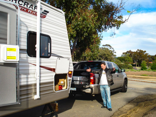 San Clemente, California 1st campground 2010