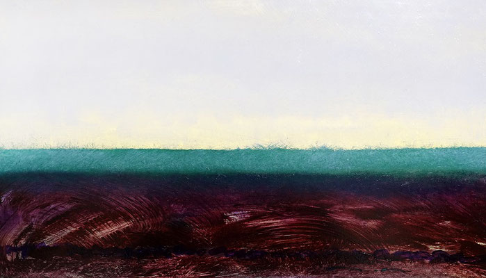 "そのところ9"  191×333㎜.  oil on panel. 2023｜private collection
