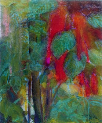 "A" 730×608㎜. egg tempera and oil on panel. 2022｜private collection