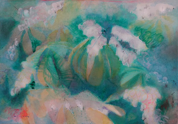 "あの音2" 158×227㎜. oil on panel. 2021｜private collection