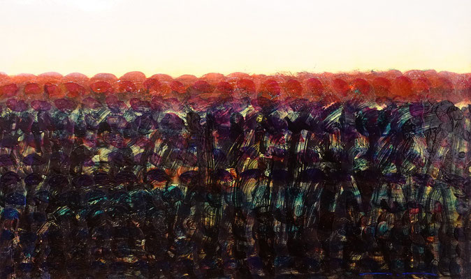 "そのところ10"  274x455mm.  oil on panel. 2023