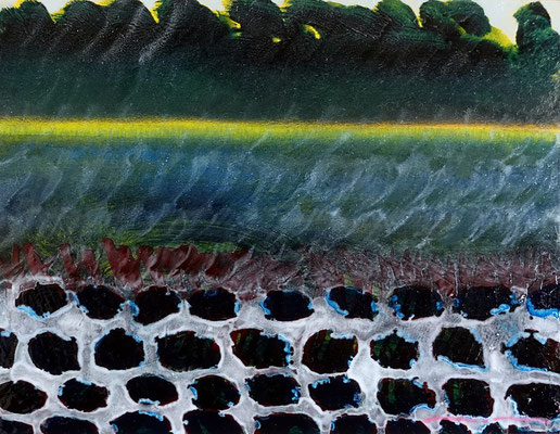 "そのところ7"  140×180㎜.  oil on panel. 2023｜private collection