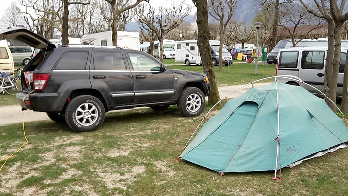 Lago di Mergozzo Continental Camping Village wolf78 4x4 offroad Jeep Grand Cherokee WH overland expedition offroad 