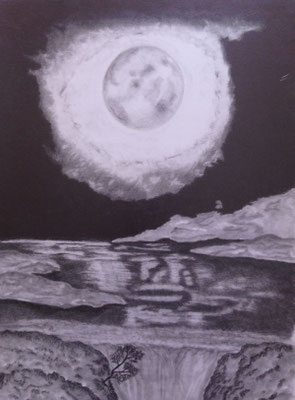 Moonlight / Graphit A3