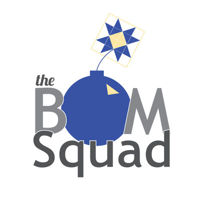 Block of the Month "BOM Squad" logo design; June 2012