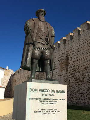 Vasco da Gama der berühmteste Sohn der Stadt.
