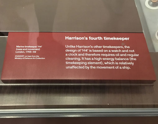 Das Längenproblem war gelöst, die Restsumme von £ 8750 erhielt der verbitterte Harrison erst 38 Jahre später, 1773 drei Jahre vor seinem Tod. Das spannende Buch "Längengrad" beschreibt diese packende Geschichte.