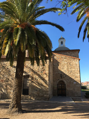 Die Basilica de Santa Eulalia, unter welcher man Ausgrabungen besichtigen kann und wo die heilige Eulelia ursprünglich begraben war.