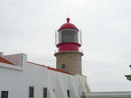 Der Leuchturm vom Cabo de Sao Viçente.