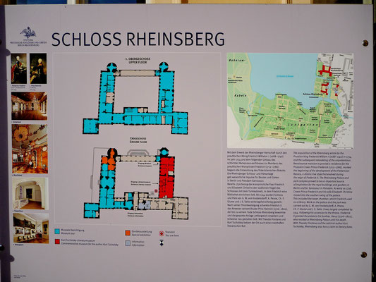 Aus dieser Liebe zum Schloss Rheineck, übernahm er verschiedene Vorlagen zum Bau seines späteren Wohnsitzes Schloss "Sans souci" in Potsdam.