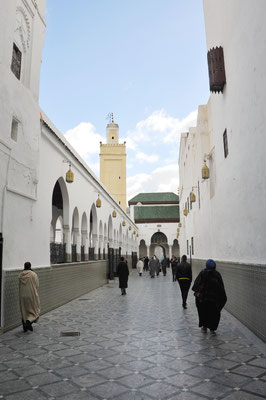Es ist Freitag, der offizielle Feiertag der Moslems, mit entsprechend grossem Andrang in der Moschee. 