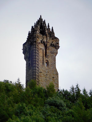 Unser nächstes Ziel, das "William Wallace-Mounument" bei Stirling... 