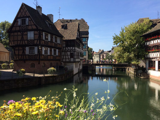 Wunderschönes "La Petite France" mit seinen beeindruckenden Gebäuden und dem Kanal- und Schleusensystem 