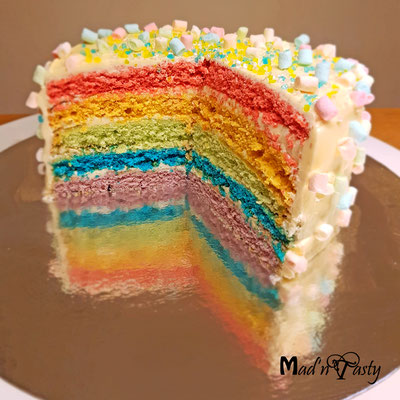 2018 - Regenbogentorte