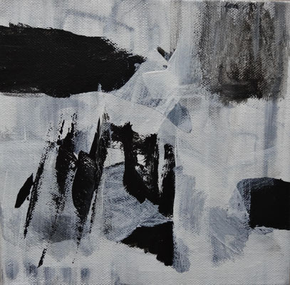 o.T Acryl-Mischtechnik auf Leinwand, 20x20cm