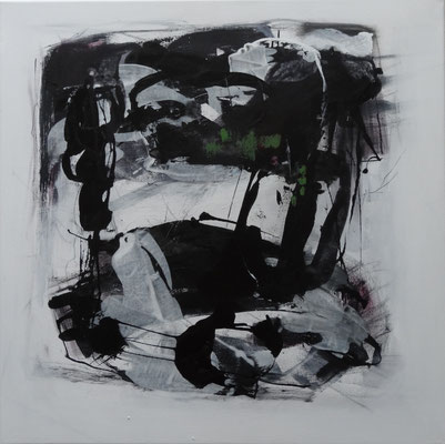 Surprice III, Acrylmischtechnik auf Leinwand 60x60 cm