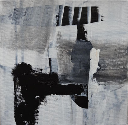 o.T Acryl-Mischtechnik auf Leinwand, 20x20cm