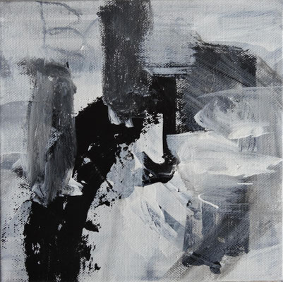 o.T Acryl-Mischtechnik auf Leinwand, 20x20cm