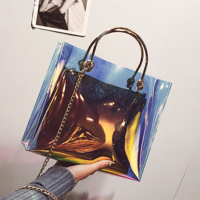 Clickandbay- Womans-Purse- Orange-Blue 