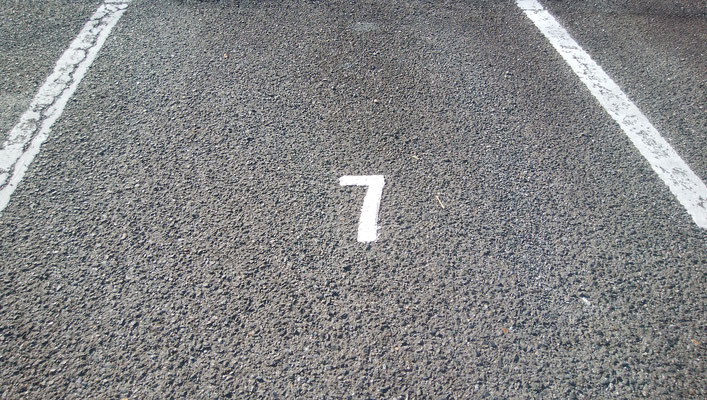 ７番の駐車番号