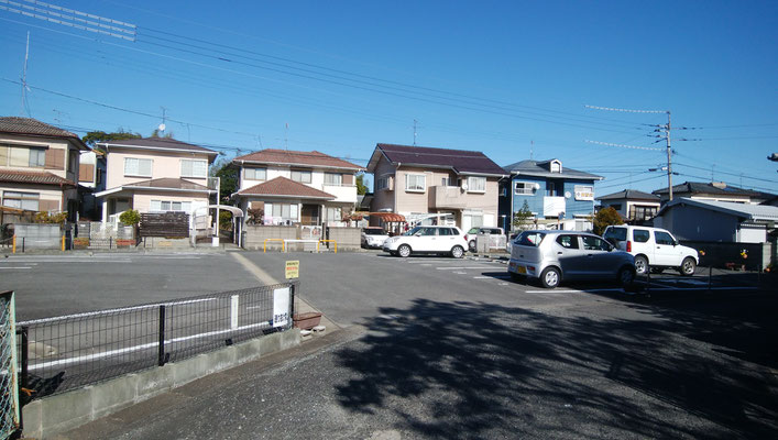 Ｂ棟の北北西側駐車場