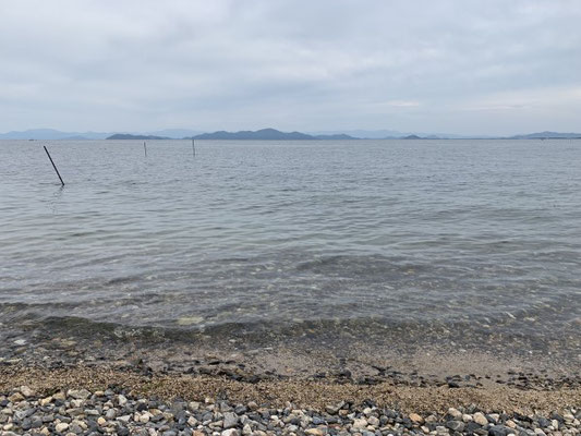 琵琶湖畔で”まったり”