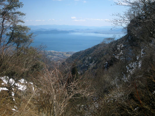 途中からの琵琶湖