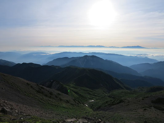 乗鞍岳～剱岳のスカイライン
