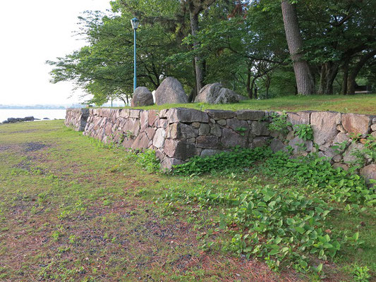 膳所城跡の石垣