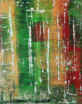  Finnischer Birkenwald - Teil 2, Acryl auf Leinwand, 40x50, 3-teilig, 2005, S. Ulrich - VERKAUFT