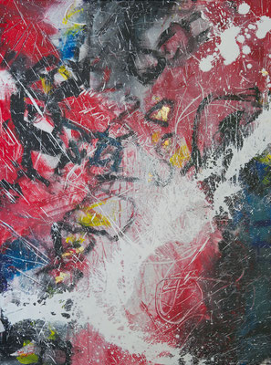 Having fun tonight - Acryl auf Leinwand, 60x80 cm, 2024, S. Ulrich - VERKAUFT