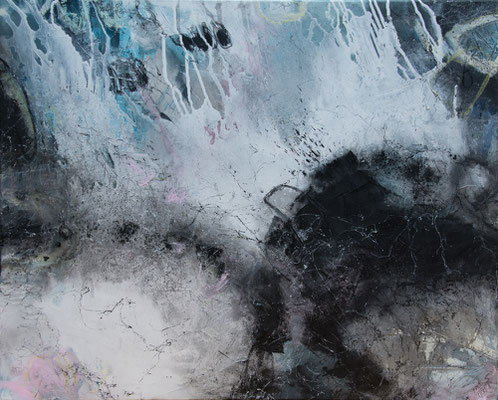 Grönland - Acryl auf Leinwand 100x80 cm, 2019, S. Ulrich - VERKAUFT