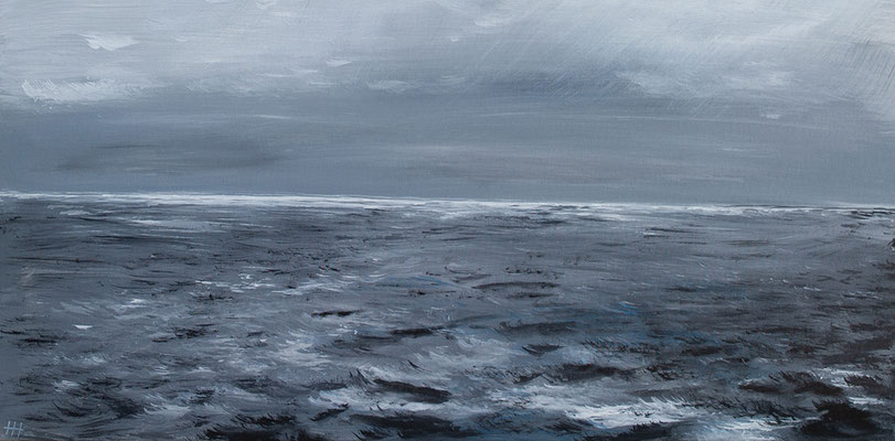 Antarktis 1 - Acryl auf Leinwand, 100x50 cm, 2008, H. Halbritter - VERKAUFT