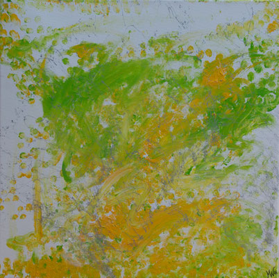 Musikalische Inspiration – Frühling - Acryl auf Leinwand 50x50 cm, 2019, M. Weber