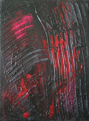 Abstrakt 12/2006 - Acryl auf Leinwand, 18x24 cm, 2005, S. Ulrich