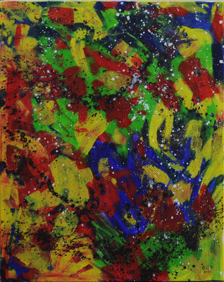 Karneval in Rio - Acryl auf Leinwand, 80x100 cm, 2026, C. Geier, F. Grímsson - VERKAUFT