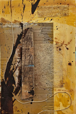 Into the woods - Mixed media auf Leinwand, 2011, S. Ulrich