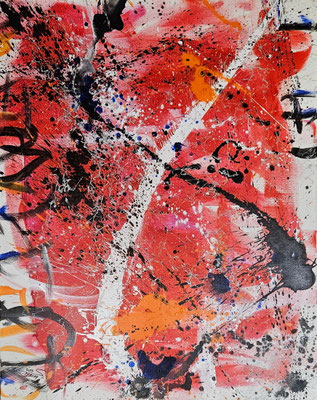 Its partytime - Acryl auf Leinwand, 2024, S. Ulrich, VERKAUFT