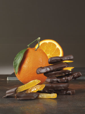 ORANGE PEEL DIPPED IN CHOCOLATE