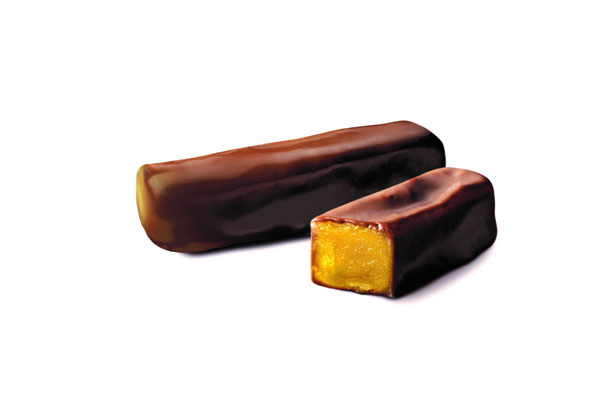 Ginger Slices covered in dark chocolate (100g)