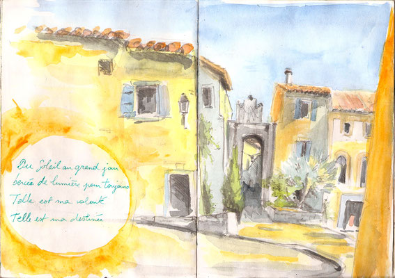 severine saint-maurice, lescerclesdelumiere.com, aquarelle de severine saint-maurice,bages