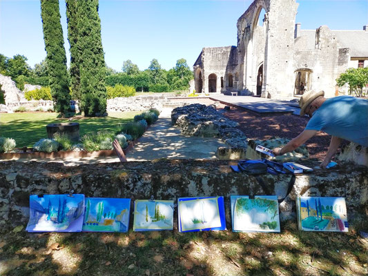 lescerclesdelumiere.com, cours de peinture dessin a tours