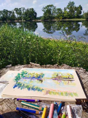 lescerclesdelumiere.com, cours de peinture dessin a tours, cours aquarelle tours